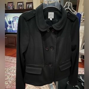 Halogen black peacoat